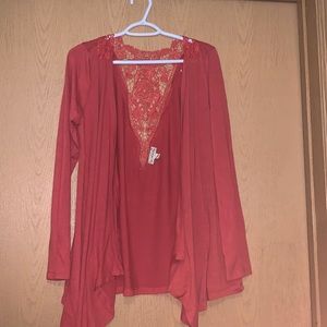 Vintage pink cardigan